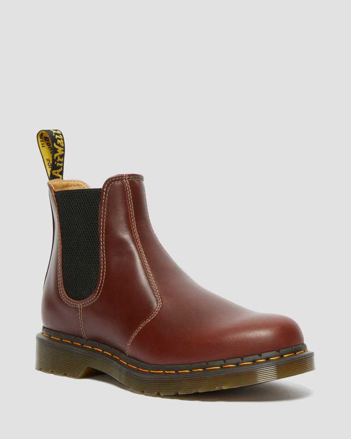 Dr Martens Chelsea Boots Herre Brune 2976 Abruzzo Læder 6753EBJHV